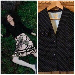 Anthropologie Elevenses Tweedledee Blazer Jacket